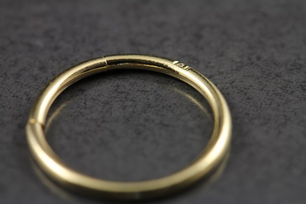 14kt Yellow Gold Segment Ring
