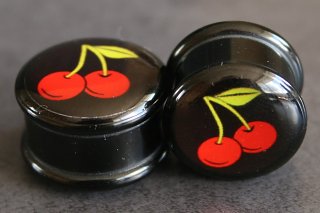 Acrylic Cherries Logo Plugs Acrylic Cherries Logo Plugs