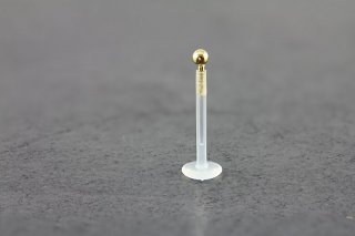 Bioflex 14K Solid Gold 2mm Ball Labret