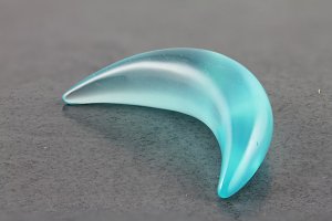 Blue Acrylic Half Moon Septum Tusk