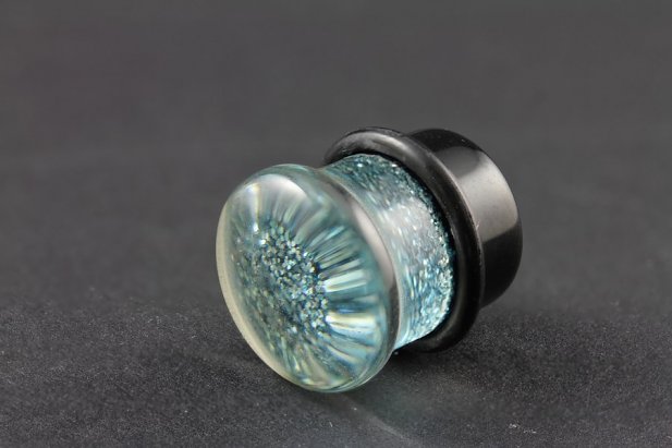 Blue Glitter Top Hat