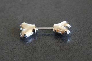 Bone Design Helix/Tragus Piercing