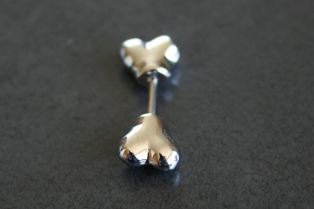 Bone Design Helix/Tragus Piercing