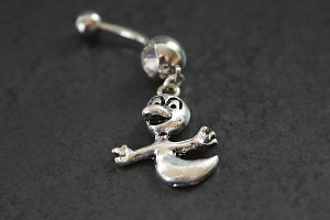 Casper the Friendly Ghost Belly Ring