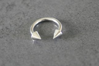 Circular Spike Steel Eyebrow Ring