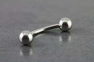Classic Surgical Steel Curved Belly Bar