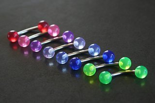 Clear Curved Barbell Clear Curved Barbell