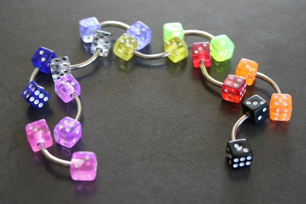 Dice Belly ring