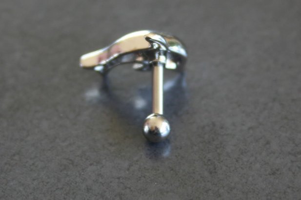 Dolphin Tragus Piercing