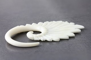 Feathered Style Bone Hanger