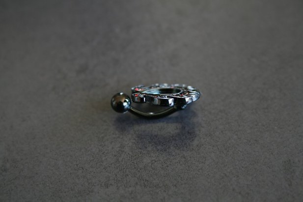 Fire Tribal Guard Belly Ring