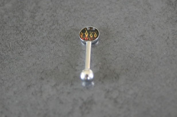 Flames Logo Eyebrow Bar