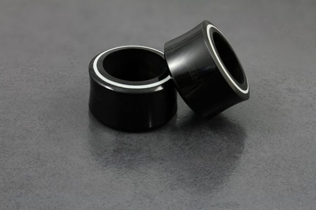 Flared Horn and Bone Inlay Plug Flared Horn and Bone Inlay Plug