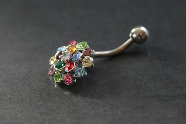 Flower Burst Belly Ring
