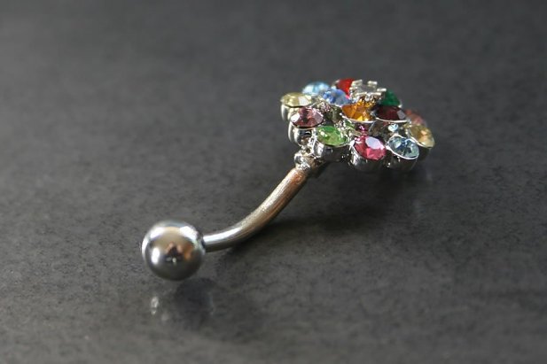 Flower Burst Belly Ring