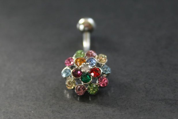 Flower Burst Belly Ring