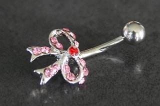 Gem Bow Tie Navel Ring Gem Bow Tie Navel Ring