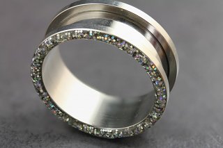 Glitter Inlay Screw Tunnels
