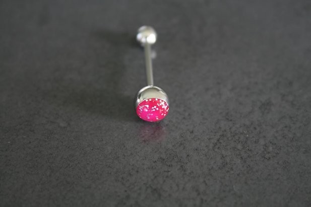 Glitter Resin Barbell
