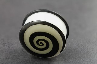 Glow in the Dark Spiral Plugs