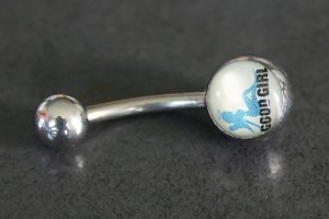 Good Girl Logo Belly Ring
