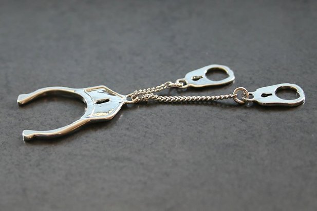 Handcuff Non-Pierce Nipple Ring