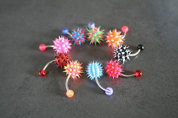 Koosh Ball Belly Ring