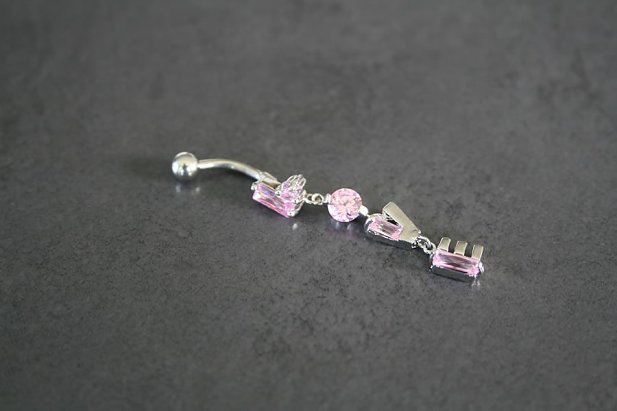 Love Dangle Belly Ring