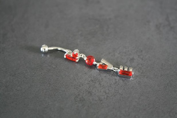 Love Dangle Belly Ring