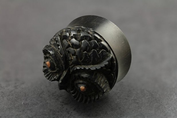 Midnight Owl Ebony Wood Plug