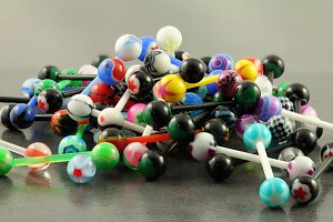 Mixed Bag of Acrylic Barbells