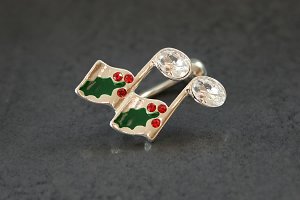 Musical Notes Reverse Belly Ring