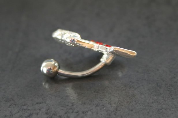 Musical Notes Reverse Belly Ring