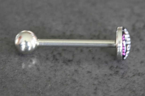 Pink Inside Logo Barbell