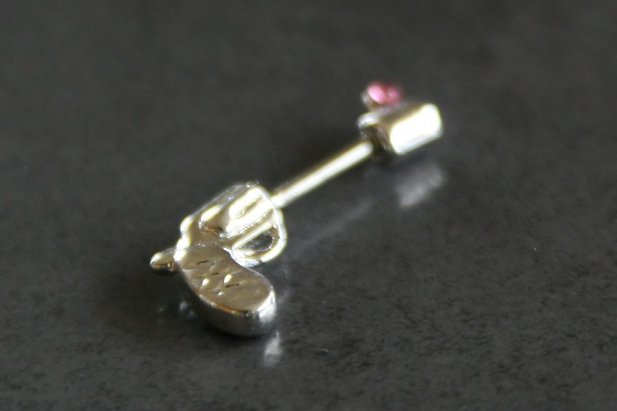 Pistol Cartilage Piercing