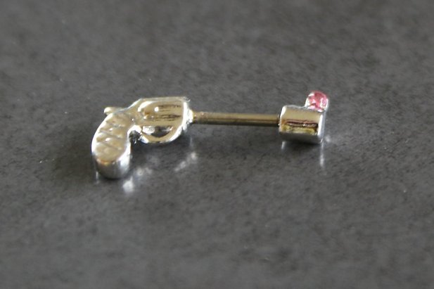 Pistol Cartilage Piercing