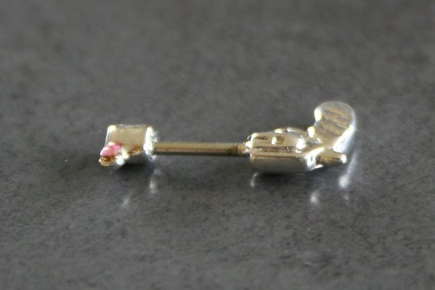 Pistol Cartilage Piercing