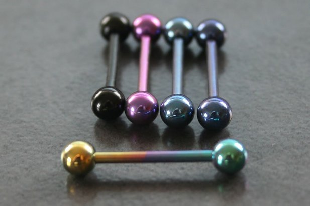 Plain Titanium Barbells