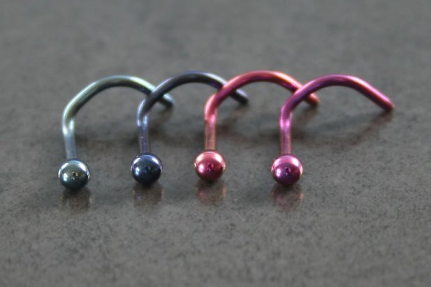 Plain Titanium Nose Screw