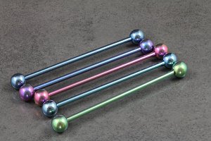 Pure Titanium Industrial Barbells