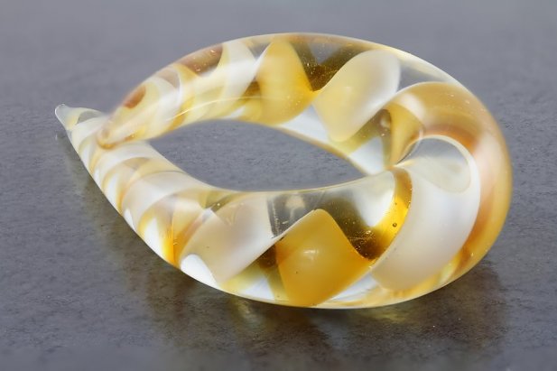 Pyrex Glass Golden Twister
