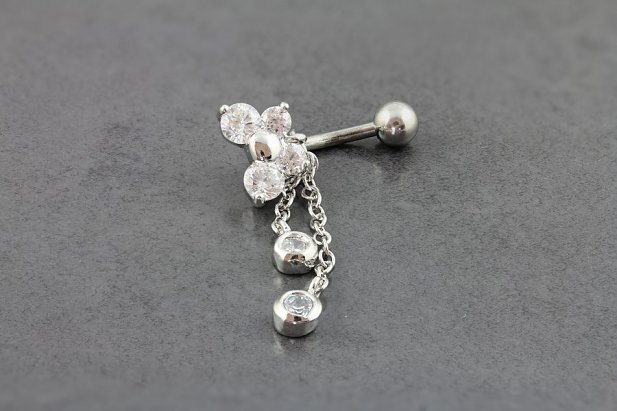 Reverse Butterfly Belly Bar
