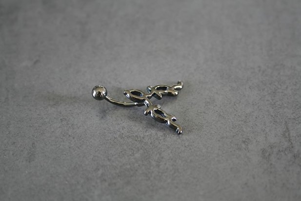 Reverse Tribal Belly Ring