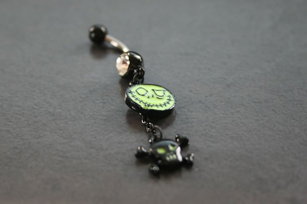 Scar Face Glow Belly Ring
