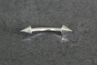 Spike Curved Eyebrow Bar