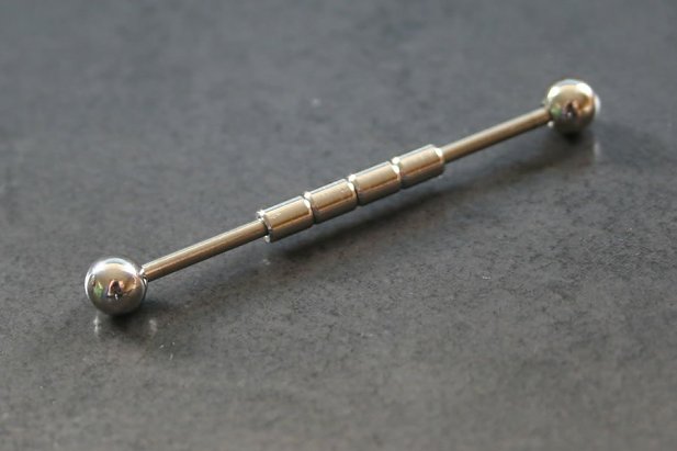 Steel Machine Groove Industrial Barbell