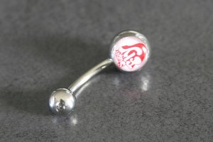 Super Fly Logo Belly Ring