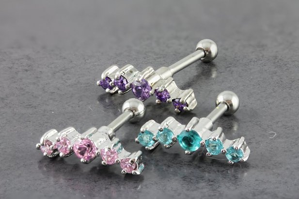 Swarovski Jewelled Helix Barbell
