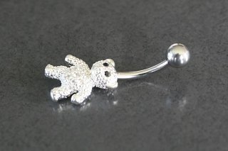 Teddy Bear Belly Ring