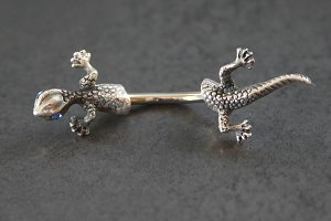 Textured Split Gecko Belly Bar